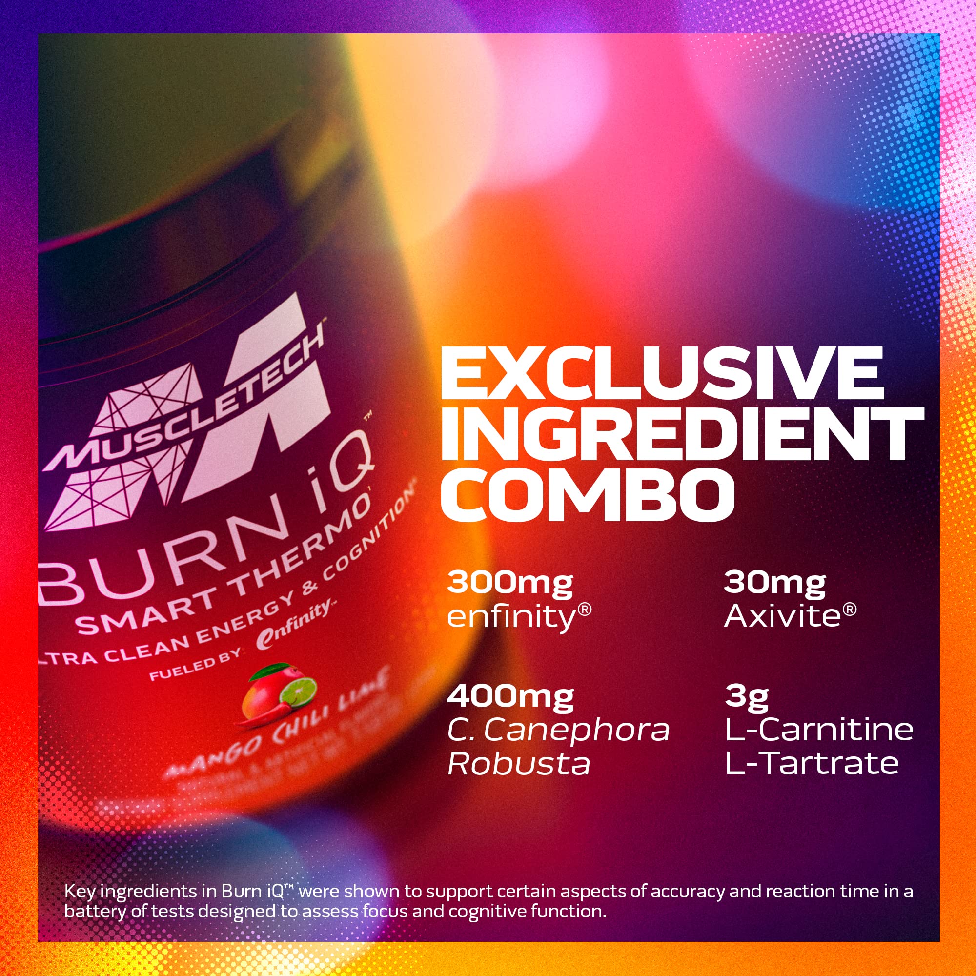 MuscleTech Burn IQ Smart Thermo Supplement Fueled with Paraxanthine Enhanced Energy MuscleTech Au supplements