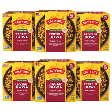 TASTY BITE Indian Protein Bowl, 8.8 Ounce, Pack of 6, Ready to Eat, Microwaveable TASTY BITE Au supplements