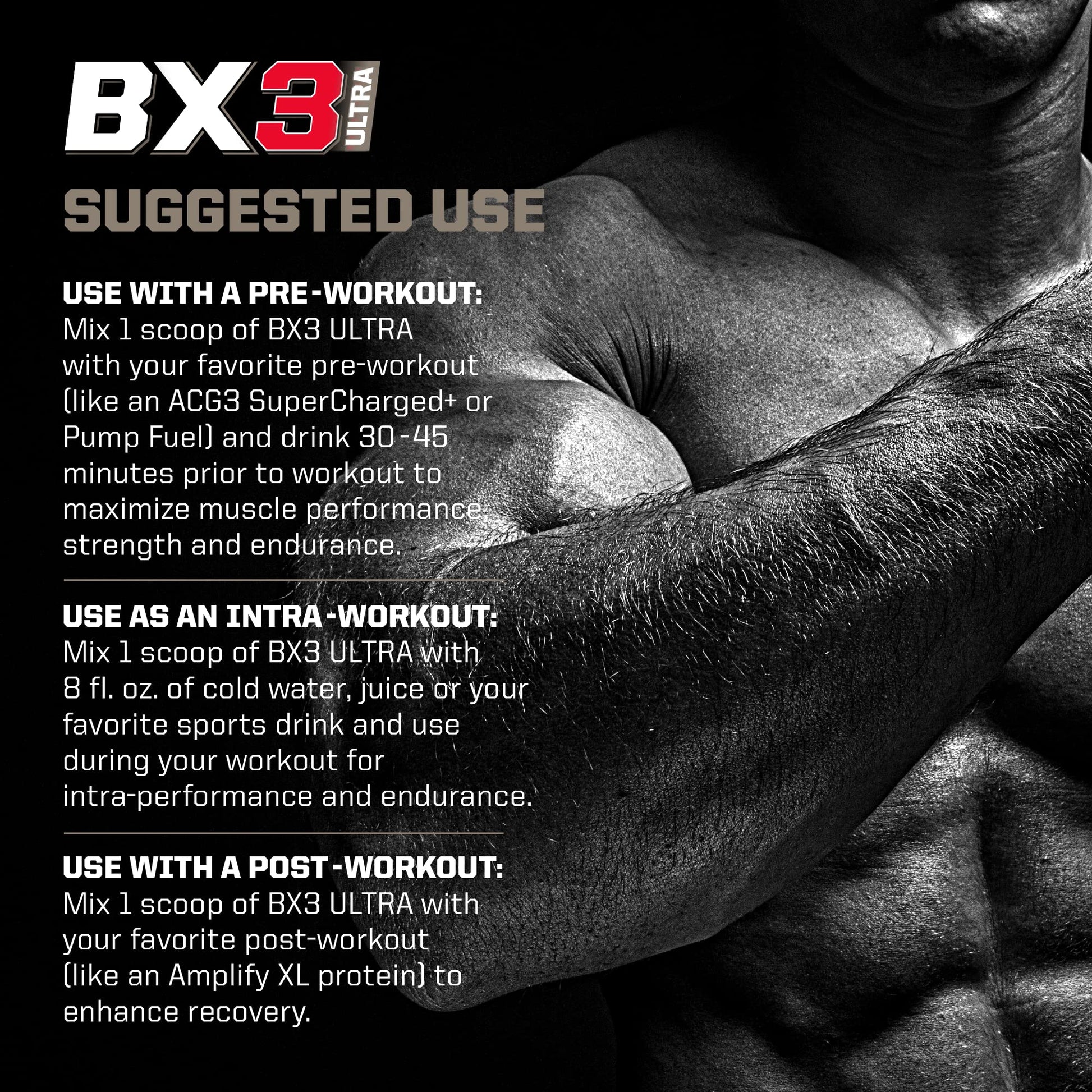PMD Sports BX3 Ultra Muscle-Building Powder – Beta-Alanine, BCAAs, Betaine Anhydrous PMD Au supplements