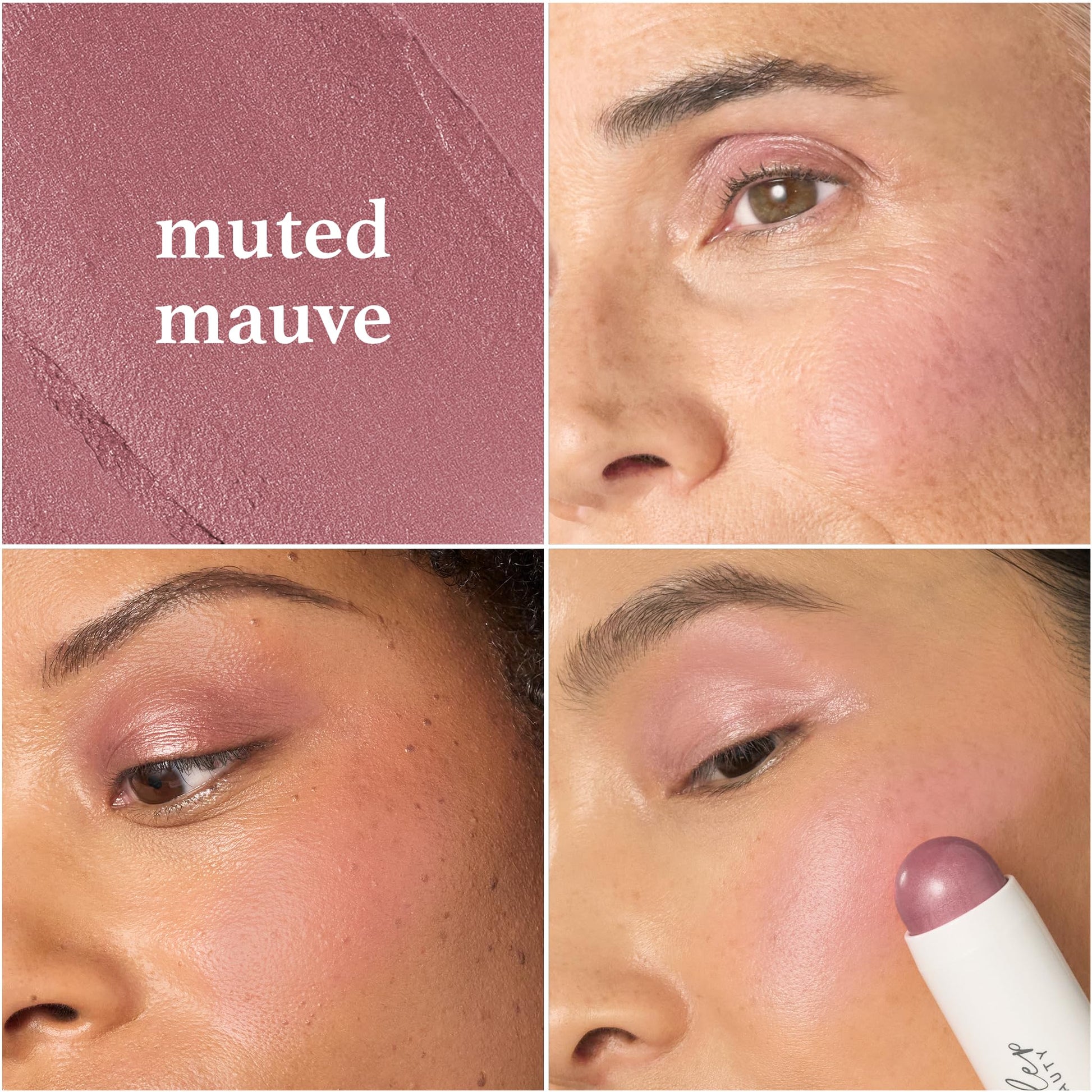 Julep Skip The Brush Cream to Powder Blush Stick - Muted Mauve - Blendable and Buildable Color - 2-in-1 Blush and Lip Makeup Stick Julep Au supplements