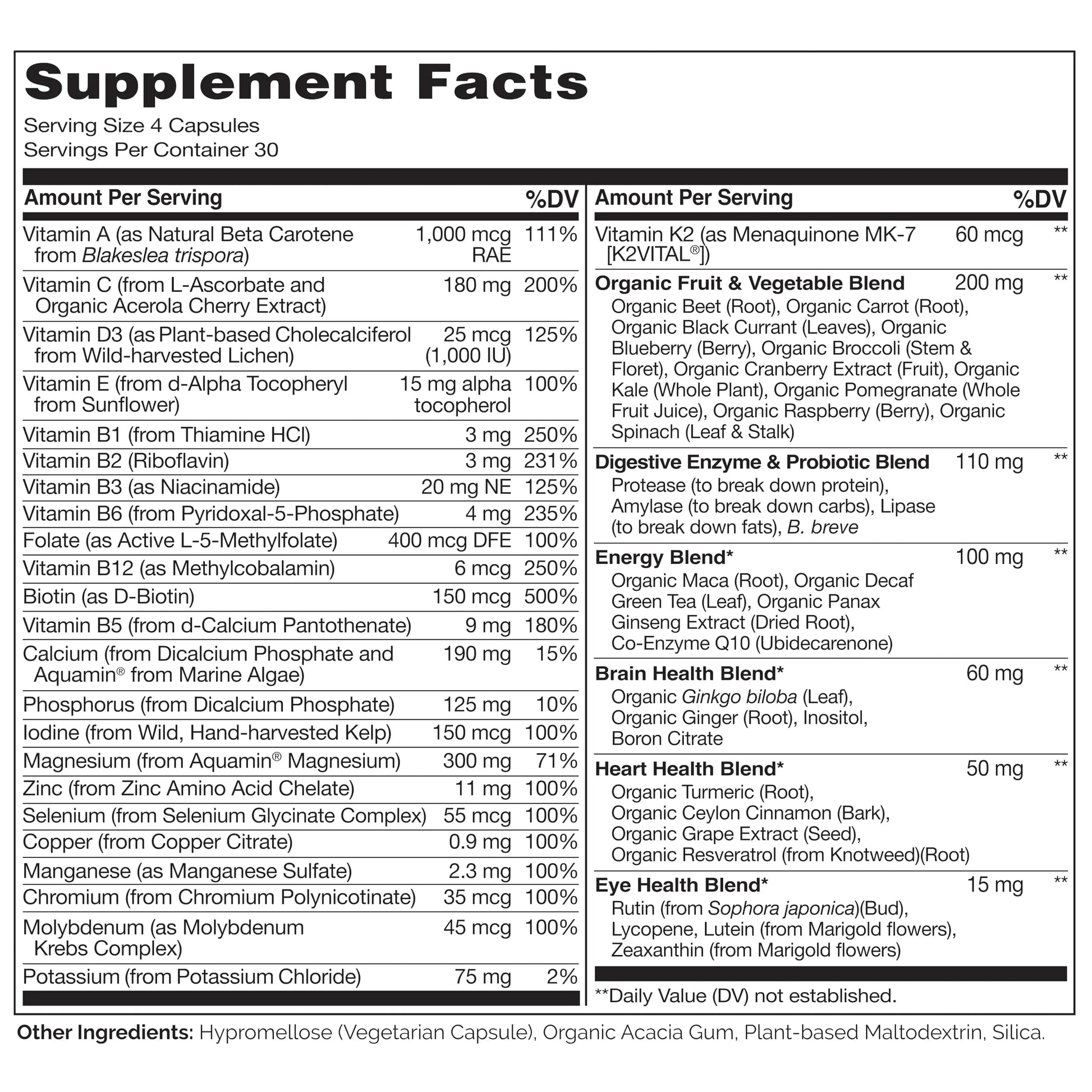 NATURELO Whole Food Multivitamin for Women - 120 Capsules and Whole Food Multivitamin for Men - 120 Capsules Bundle NATURELO Au supplements