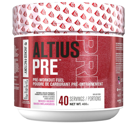 ALTIUS Pre-Workout Supplement - Naturally Sweetened - Clinically Dosed Powerhouse Jacked FactoryAU supplements