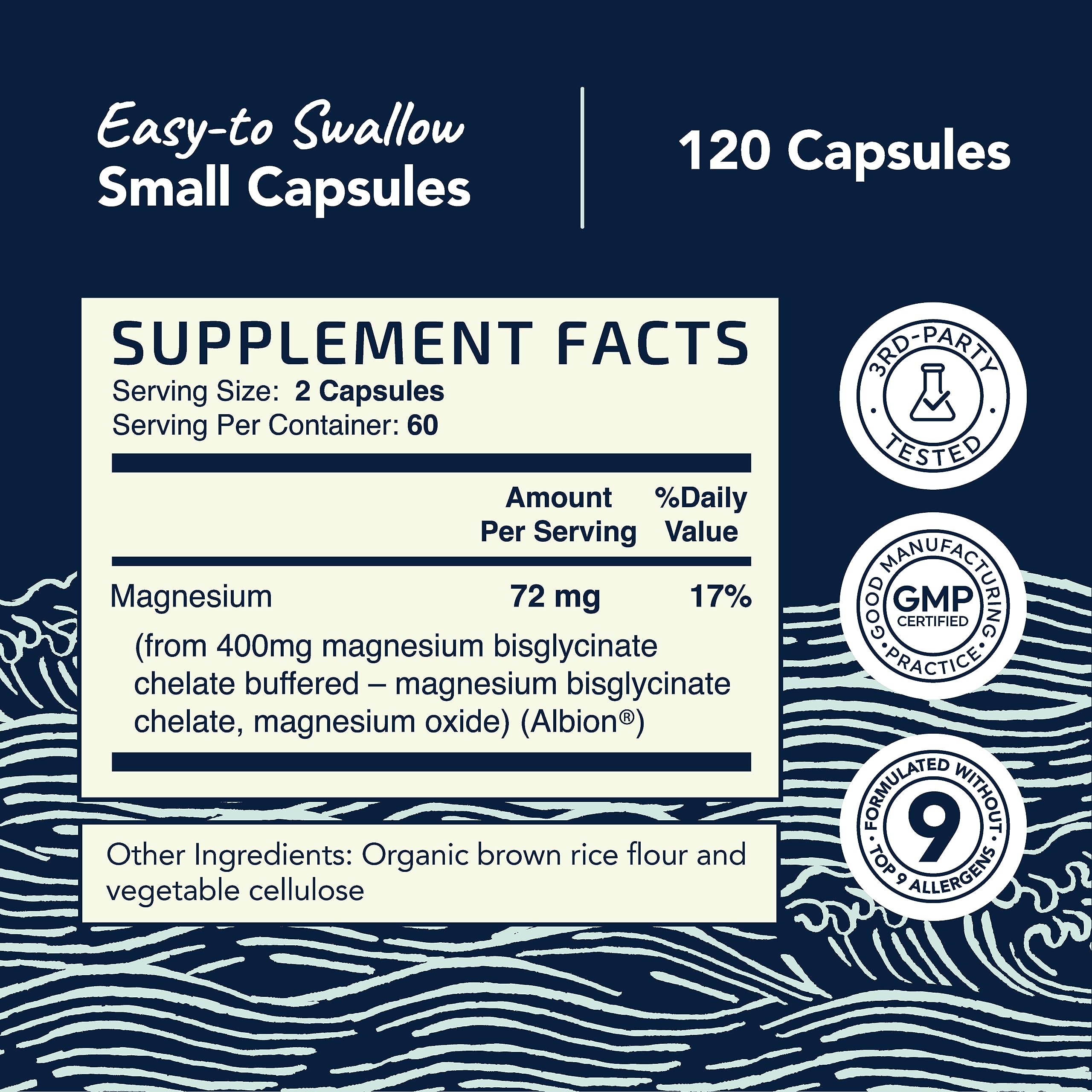 Magnesium Bisglycinate 400mg | Chelated Bisglycinate for Muscle Relaxation, Bones Nobi Nutrition Au supplements