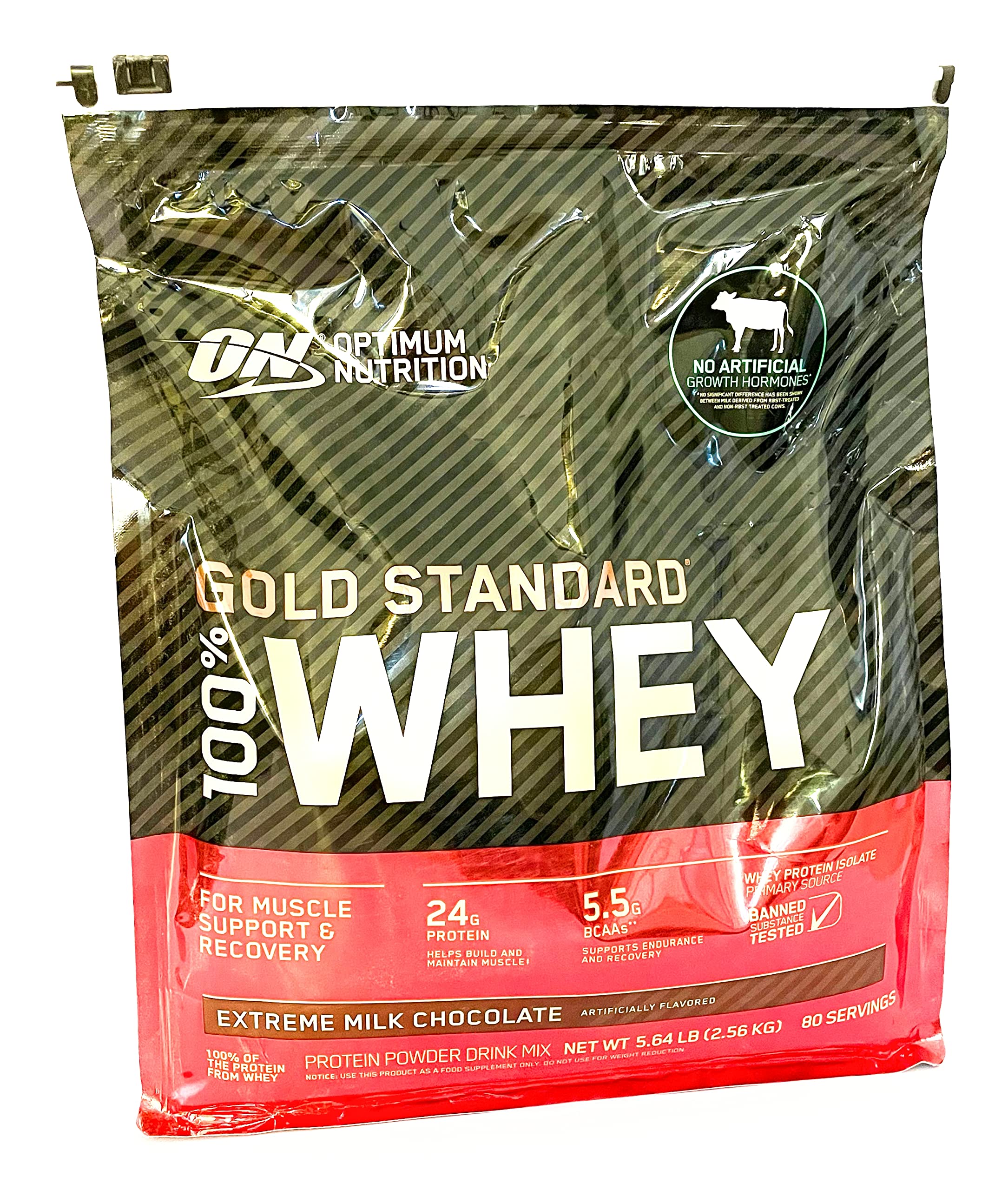 100% Whey Gold Standard, Extreme Milk Chocolate, 5 lb Optimum Nutrition Au supplements