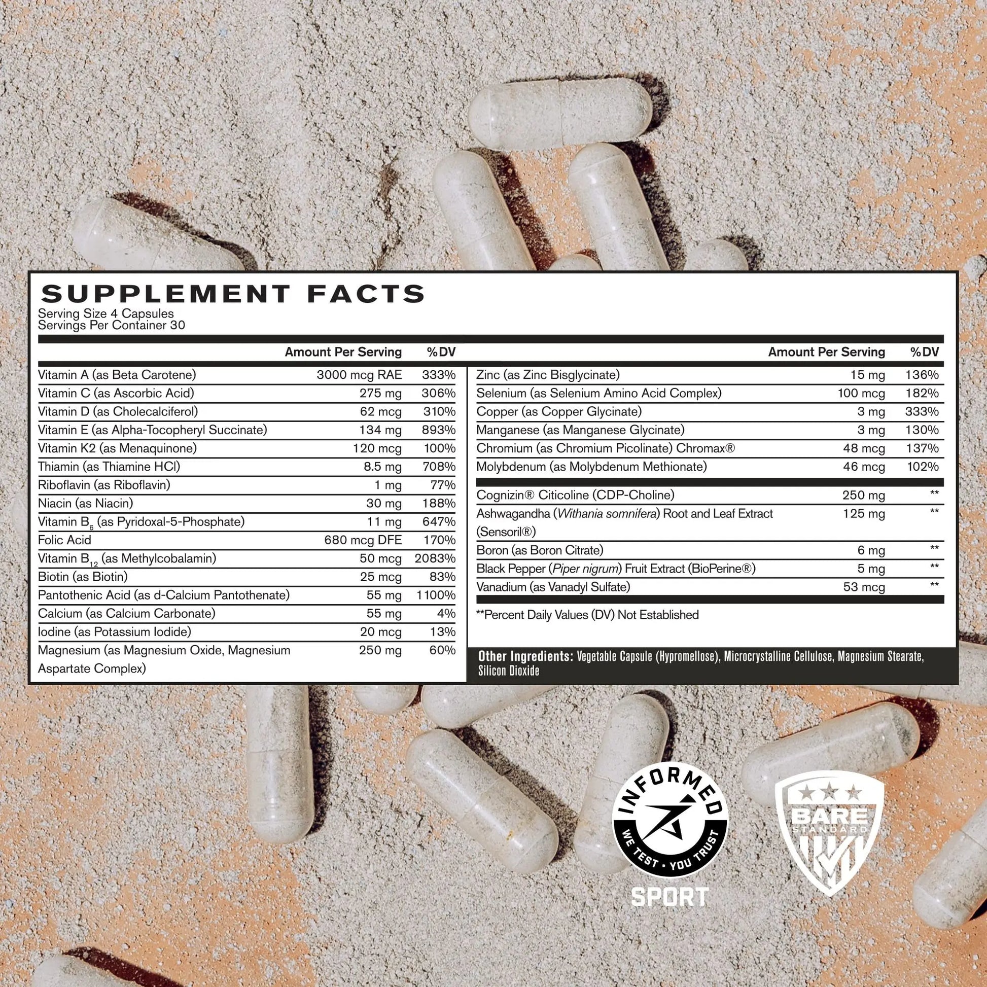 BARE PERFORMANCE NUTRITION BPN Strong Greens Superfood Powder, Strong Joints & Strong Multi-Vitamin Bundle BARE PERFORMANCE NUTRITION Au supplements