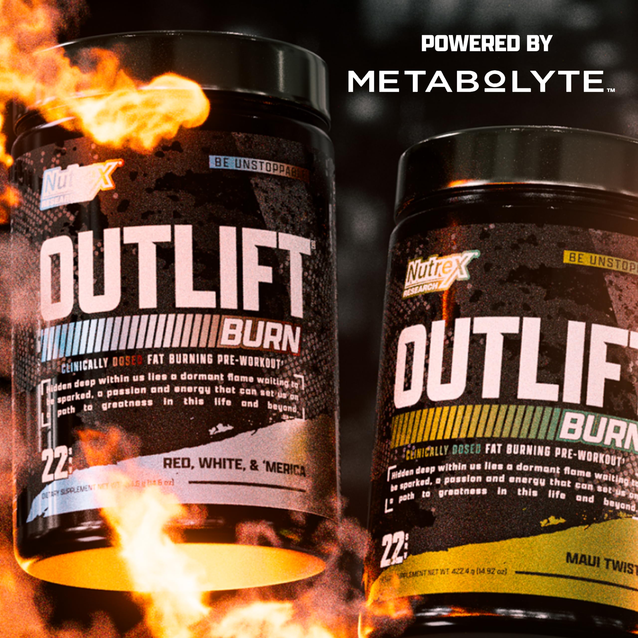 Nutrex Research Outlift Burn Thermogenic Pre Workout Powder, 2 in 1 Performance Nutrex Research Au supplements