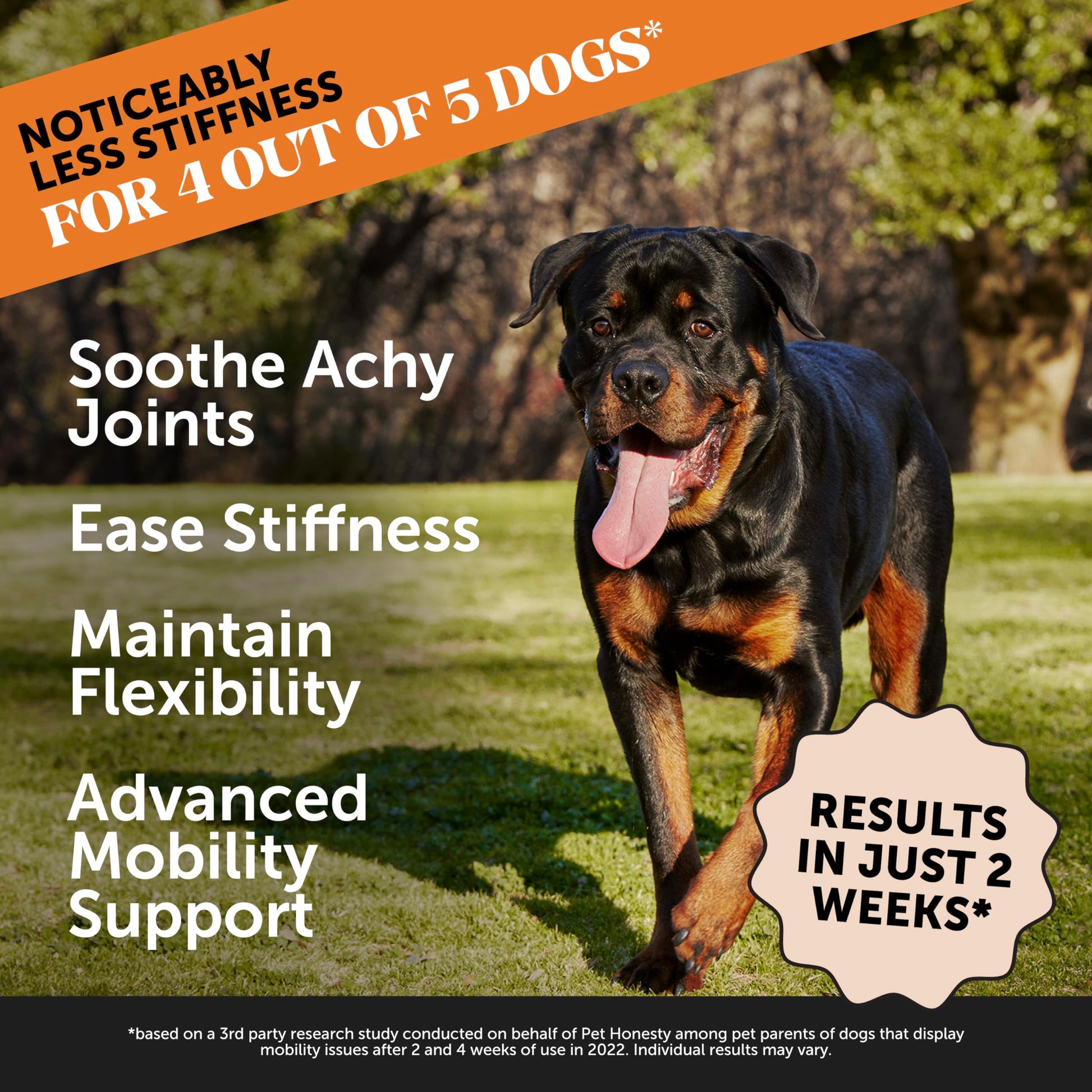 Pet Honesty Hip & Joint Health Max Strength – Dog Joint Support Chews with Glucosamine Chondroitin & Omega-3s – Joint Supplement for Dogs to Support Mobility, Flexibility & Comfort – Bacon (90 ct) Pet Honesty Au supplements