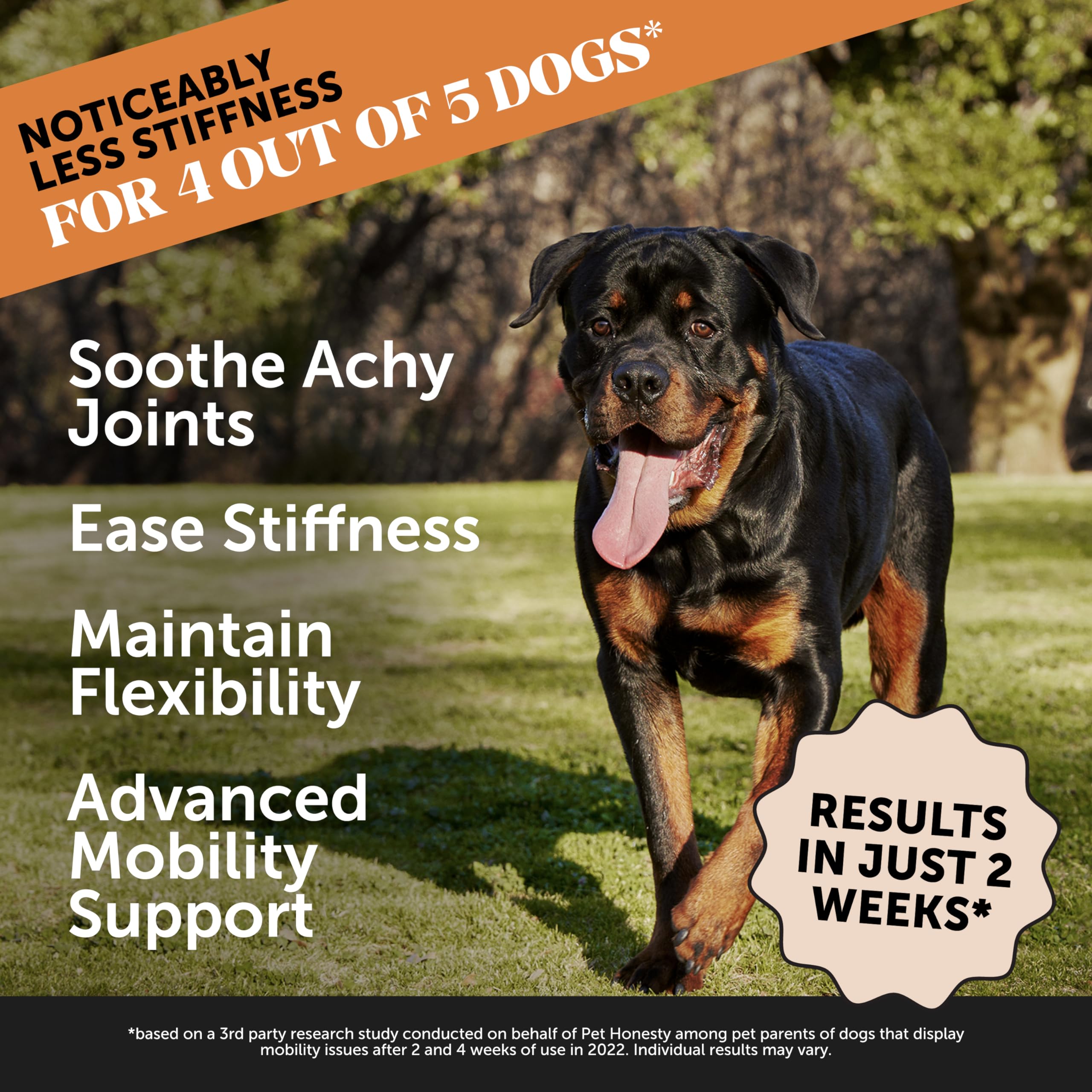 Pet Honesty Hip & Joint Health Max Strength – Dog Joint Support Chews with Glucosamine Chondroitin & Omega-3s – Joint Supplement for Dogs to Support Mobility, Flexibility & Comfort – Bacon (90 ct) Pet Honesty Au supplements
