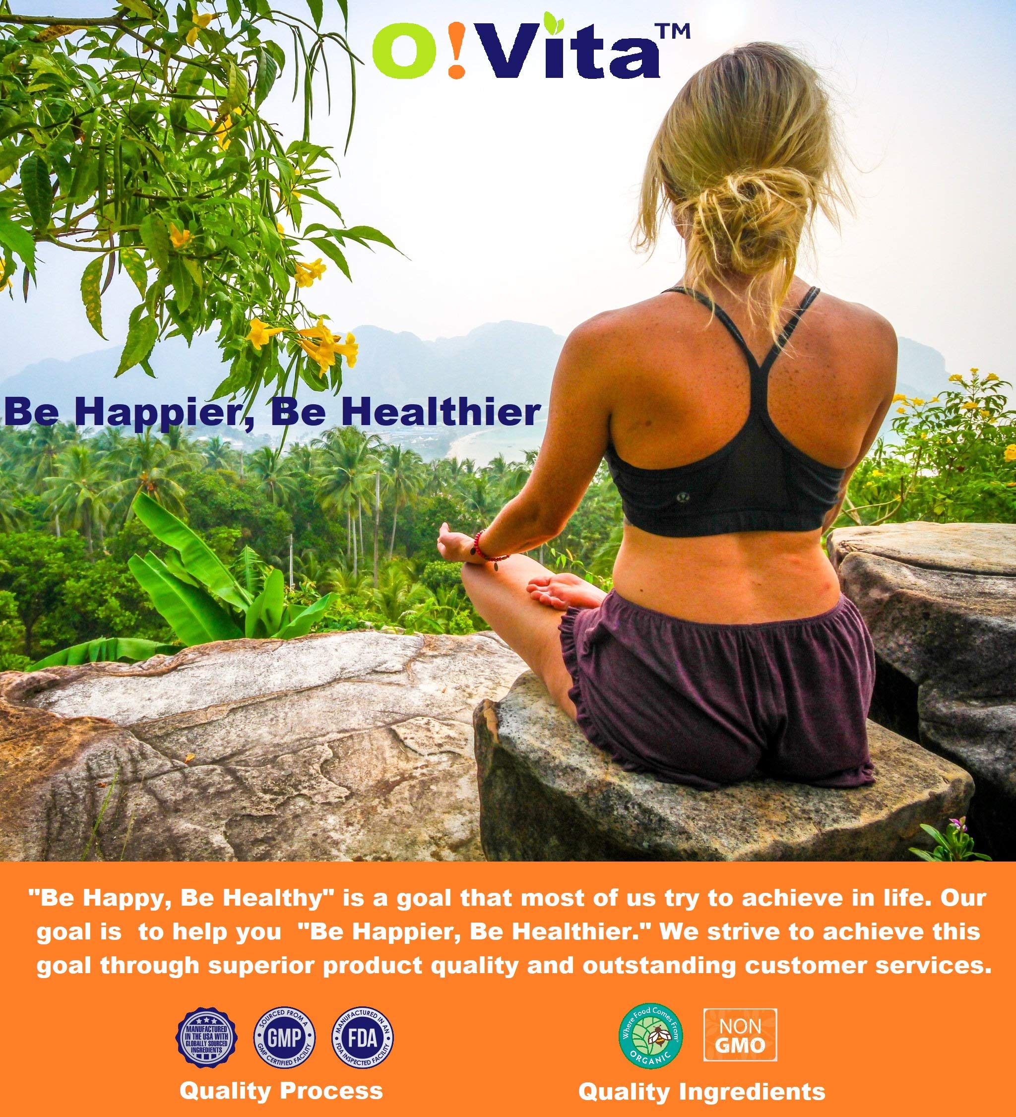 O!VITA Liquid Multivitamin Complete, with a Full Spectrum of Vitamins and Minerals, Plus 42 Fruits and Vegetable Proprietary Blend, Easy Absorption (60 Vegan Liquid Filled Capsules) O!VITA Au supplements