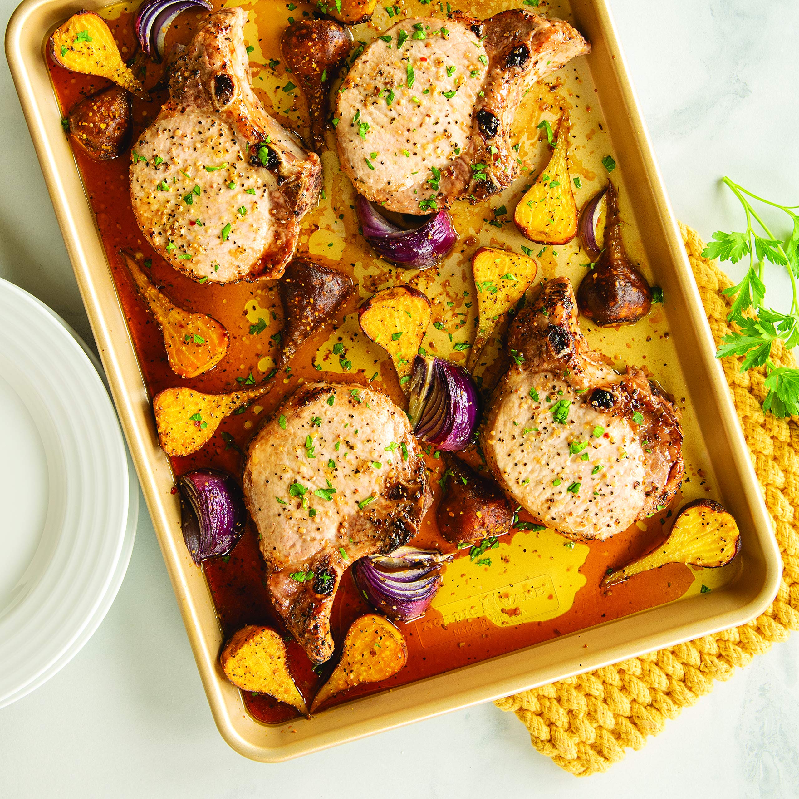 Nordic Ware Naturals Aluminum NonStick Baker's Half Sheet 13" x 18" Nordic Ware Au supplements