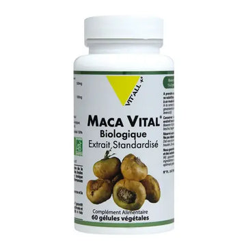 Maca Vital Bio 500 mg 60 gélules VIT'ALL+ Maca Vital Au supplements