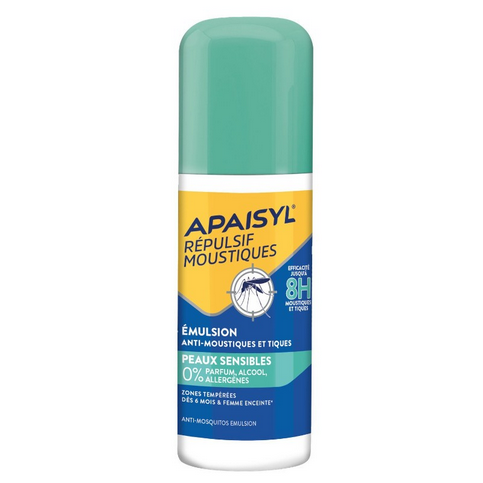 Apaisyl mosquito repellent spray for sensitive skin 90 ml ApaisylAu supplements