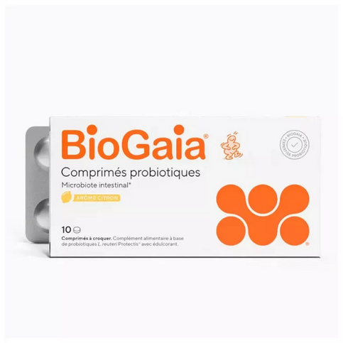 BioGaia ATB probiotic chewable tablets - Lemon flavor BioGaiaAu supplements