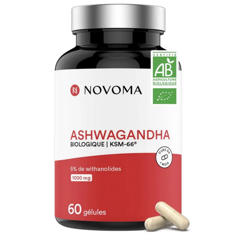 Ashwagandha Bio Anti-stress & Sommeil 60 gélules NOVOMA NOVOMAAu supplements