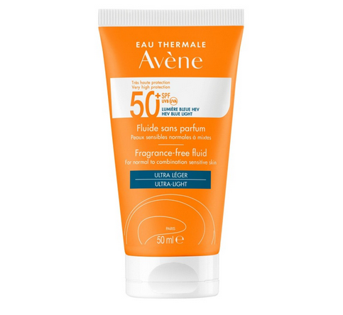 Fragrance free fluid SPF 50+ 50 ml - AVENE