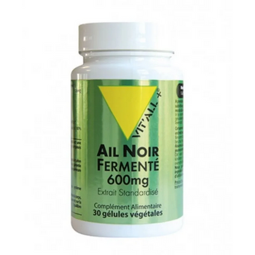 Ail Noir Fermenté Bio 600mg 30 gélules VIT'ALL+
