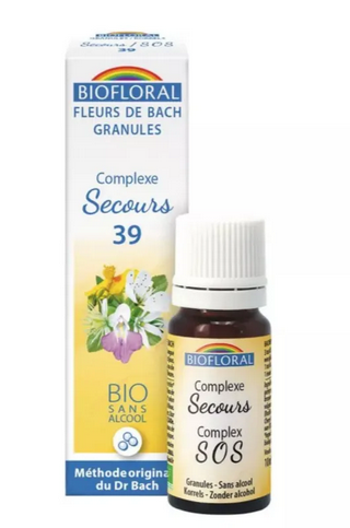 Fleur de Bach SANS ALCOOL Granules Secours Bio 39 Flacon 10 ml BIOFLORAL
