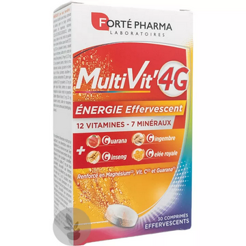 Forté Pharma Multivit' 4g Energy 30 Effervescent Tablets