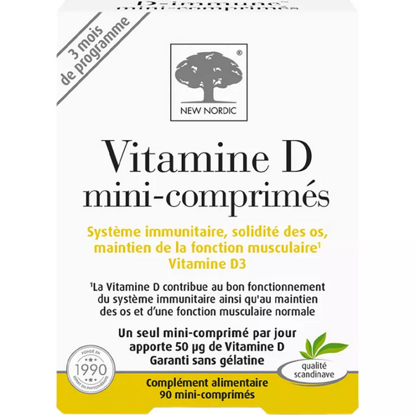 New Nordic Vitamin D 50 µg 90 mini-tablets