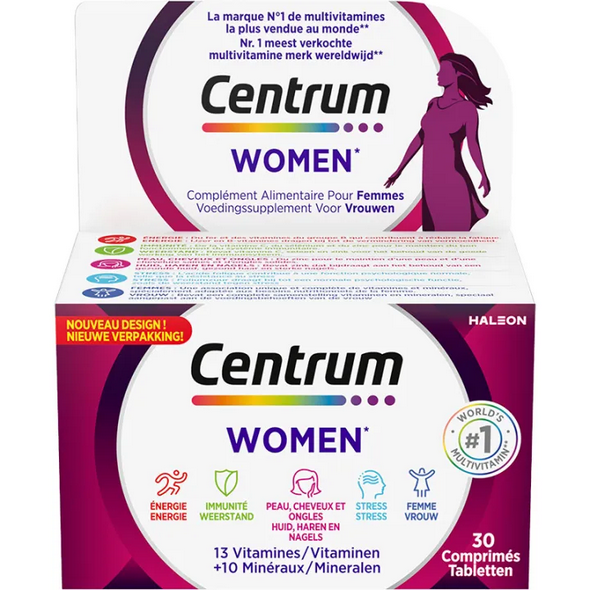Centrum Women 13 Vitamins + 10 Minerals 30 tablets