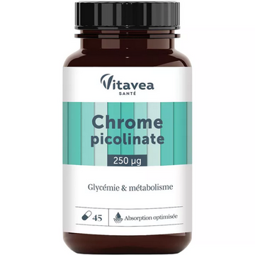 Vitavea Chrome Picolinate 250µg Glycemia & Metabolism 45 capsules
