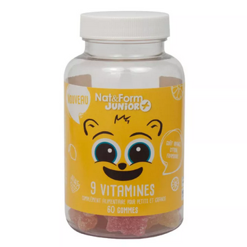 Nat & Form Junior bear+ 9 Vitamins Teddy bears