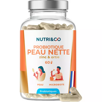 Nutri&Co Probiotique Peau Nette 60 Capsules