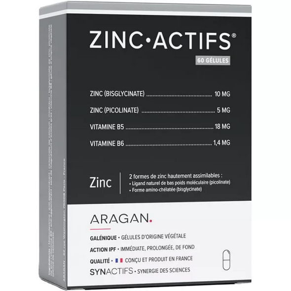 Synactifs ZincActifs 60 capsules