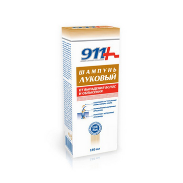 911+ Strengthening Shampoo With Onion Extract Against Hair Loss 150ml