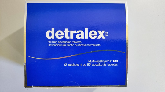 DETRALEX 500mg 180 tabs Varicose Tired Swollen Heavy legs Hemorrhoids