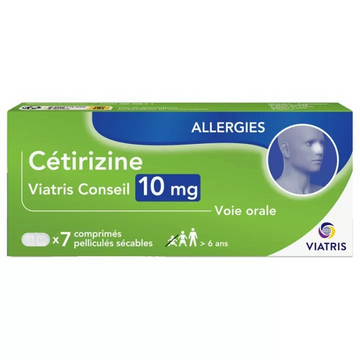 Cetirizine Arrow Conseil® 10 mg - 7 Tablets