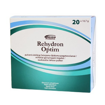 Rehydron Optim 10.7 g powder for oral solution, 20 Caps