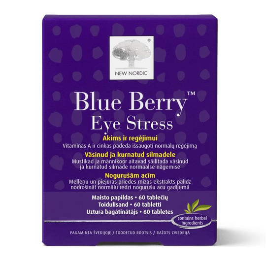 NEW NORDIC BLUE BERRY EYE STRESS, 60 tablets