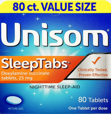 Unisom Sleep Tabs (doxylamine succinate 25mg) 80ct
