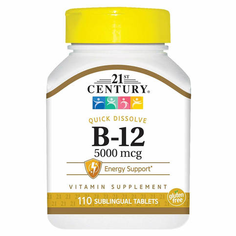 21st Century Vitamin B12 5000mcg High Potency Tablets 110ct
