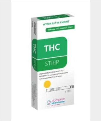 THC STRIP QUICK TEST FOR DRUGS IN URINE - HASHISH AND MARIJUANA 1 PC