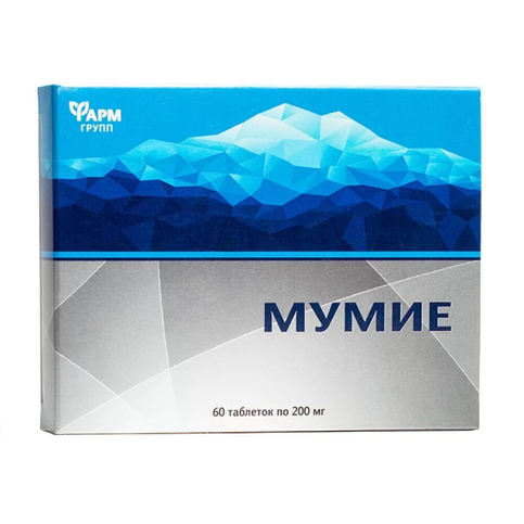 Mummy Mumio mumyo mumiyo mumijo mumie мумие 200 mg, 60 Capsules