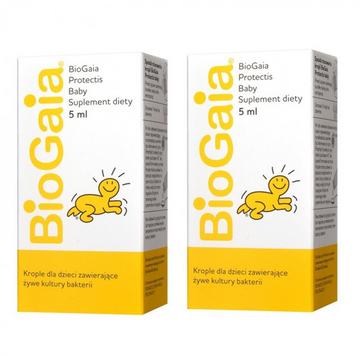 2x BioGaia Probiotics Drops Vit D3 for Baby Infants Newborn and Kids 2×5ml