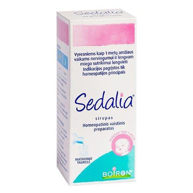 Sedalia Homeopathic syrup for nervousness and light sleep disorders, 200 ml