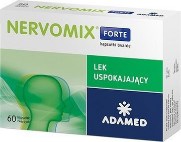 Nervomix Forte (210+52.5+52.5+35mg), sedative, 60 capsules