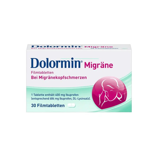 Dolormin® Migraine x30 Fast relief for acute migraine headaches