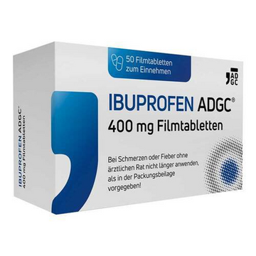 IBUPROFEN ADGC® 400 mg film-coated tablets, 50 pcs