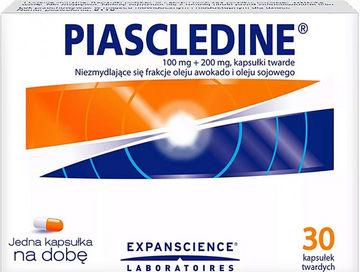 30 Caps PIASCLEDINE 300mg Osteoarthritis Anti-Rheumatic Capsules Joints N30