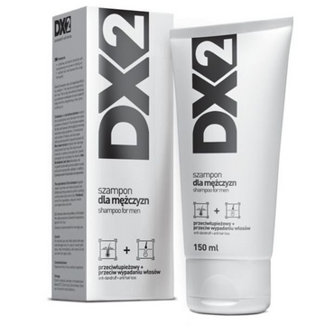 DX2, shampoo for men, against dandruff and hair loss, 150ml