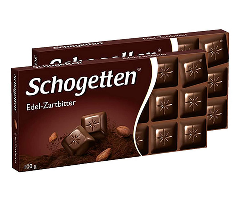 Schogetten Dark Chocolate Bar Candy Original German Chocolate 100G/3.52Oz