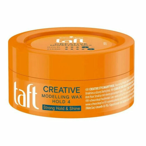 2X Schwarzkopf Taft Looks Creative Look Modelling Wax 05 Men Hair Styling 75Ml