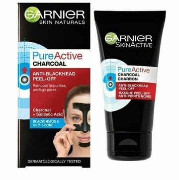 Garnier Pure Active Charcoal Anti-Blackhead Peel-Off Face Care 50 Ml