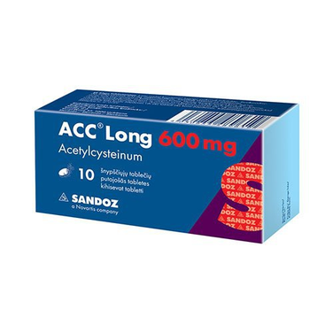 2x ACC Long 600 mg effervescent tablets, N10, Sandoz