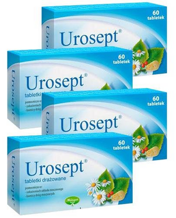UROSEPT® Helps maintain normal functioning of the urinary system 4x60 tablets