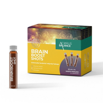 ACORUS BALANCE BRAIN BOOST SHOTS, liquid, 25 ml, 14 pcs.